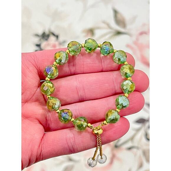 Green Swarovski Bracelet - Picture 10 of 14